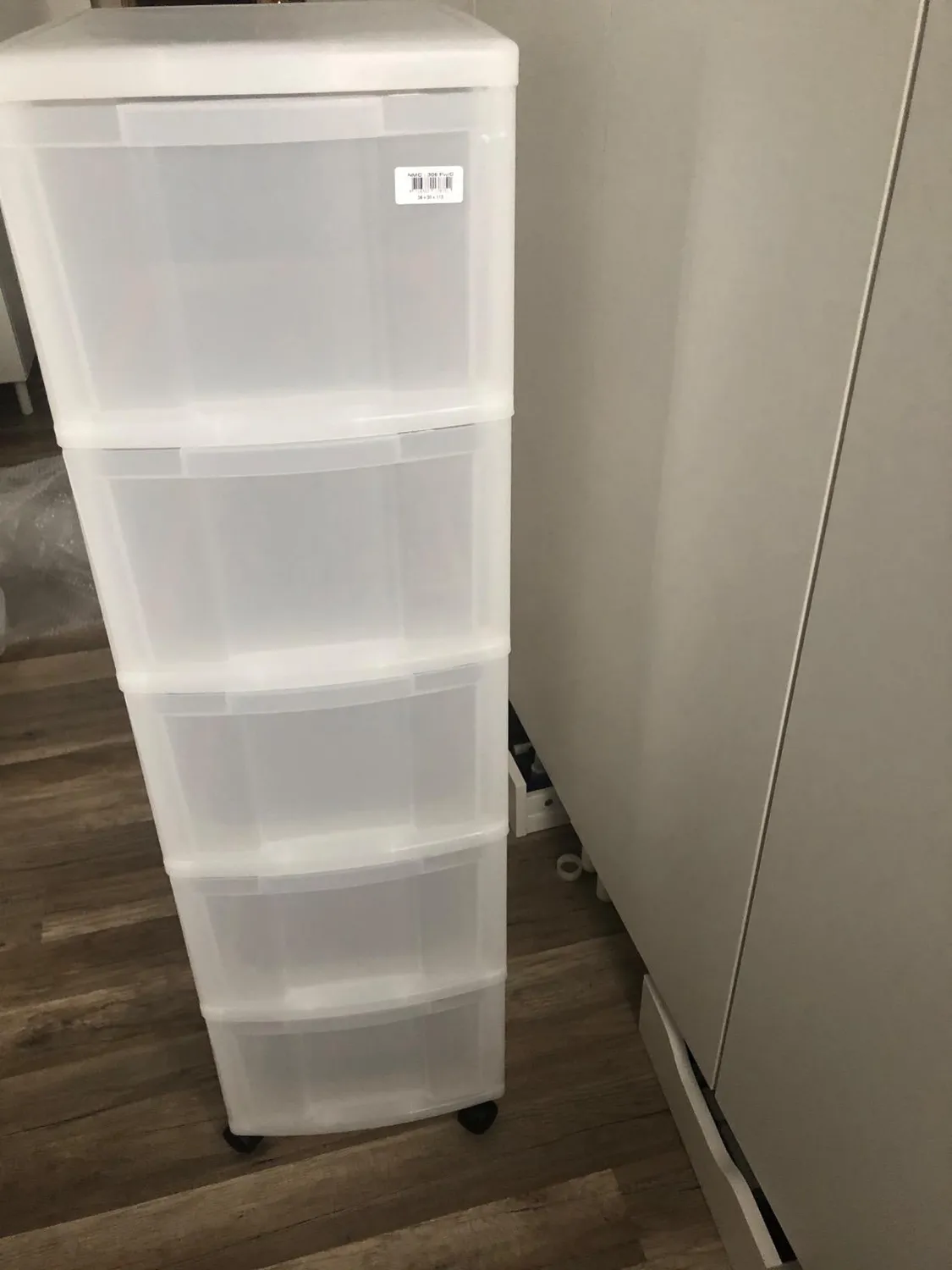 Iris Ohyama NMC-010 Mini Chest 10x6L Schubladenschrank silber