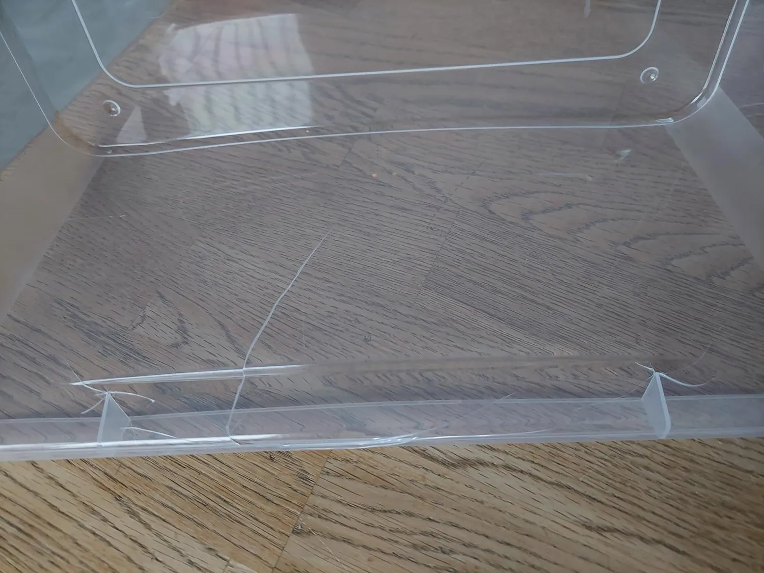 astor24 Aufbewahrungsbox 8,5L transparent 4er-Set Deckel
