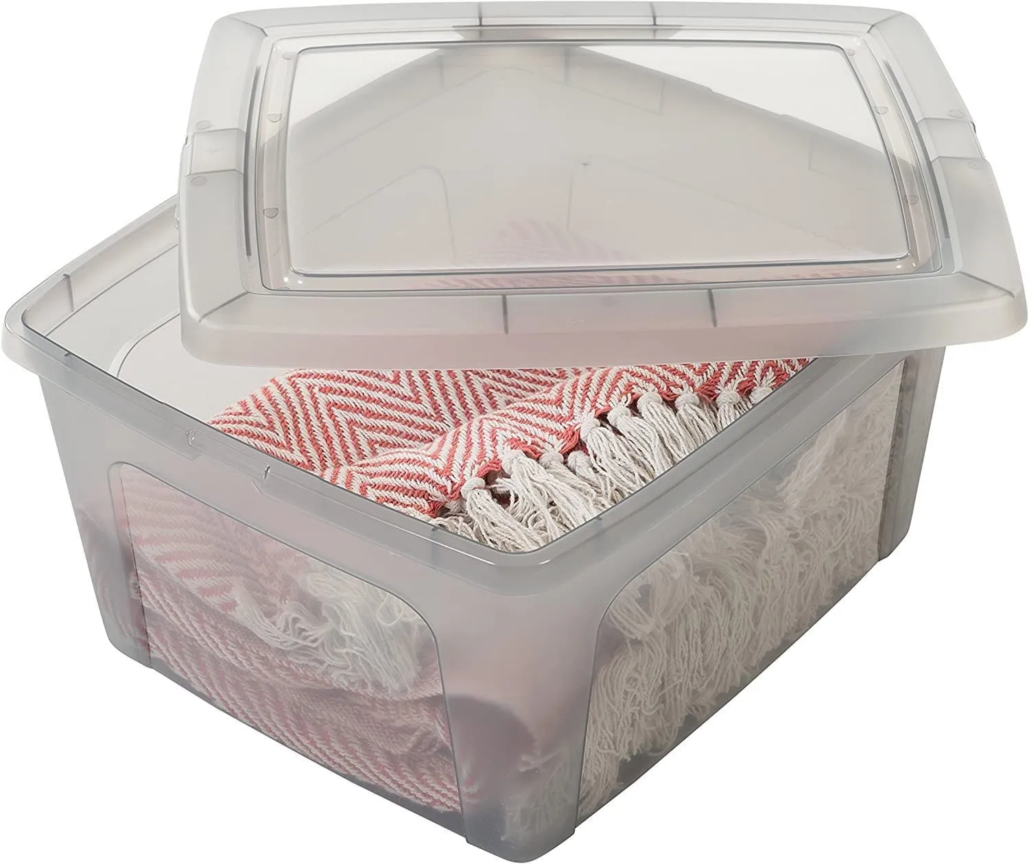 Iris Ohyama MCB-18 Aufbewahrungsbox 18L Grau 3er