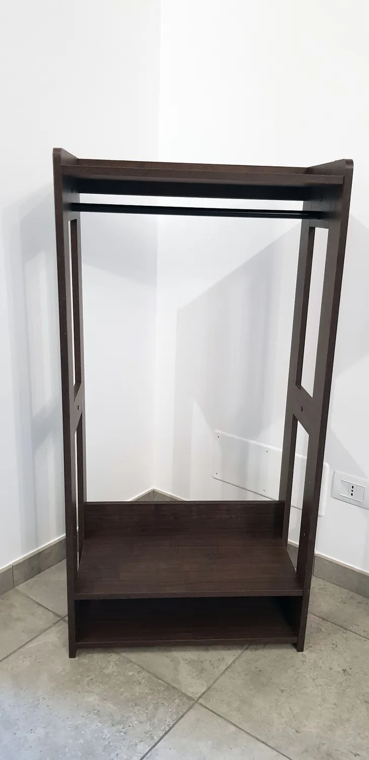 Iris Ohyama KWR-1 Kindergarderobe braun Holz