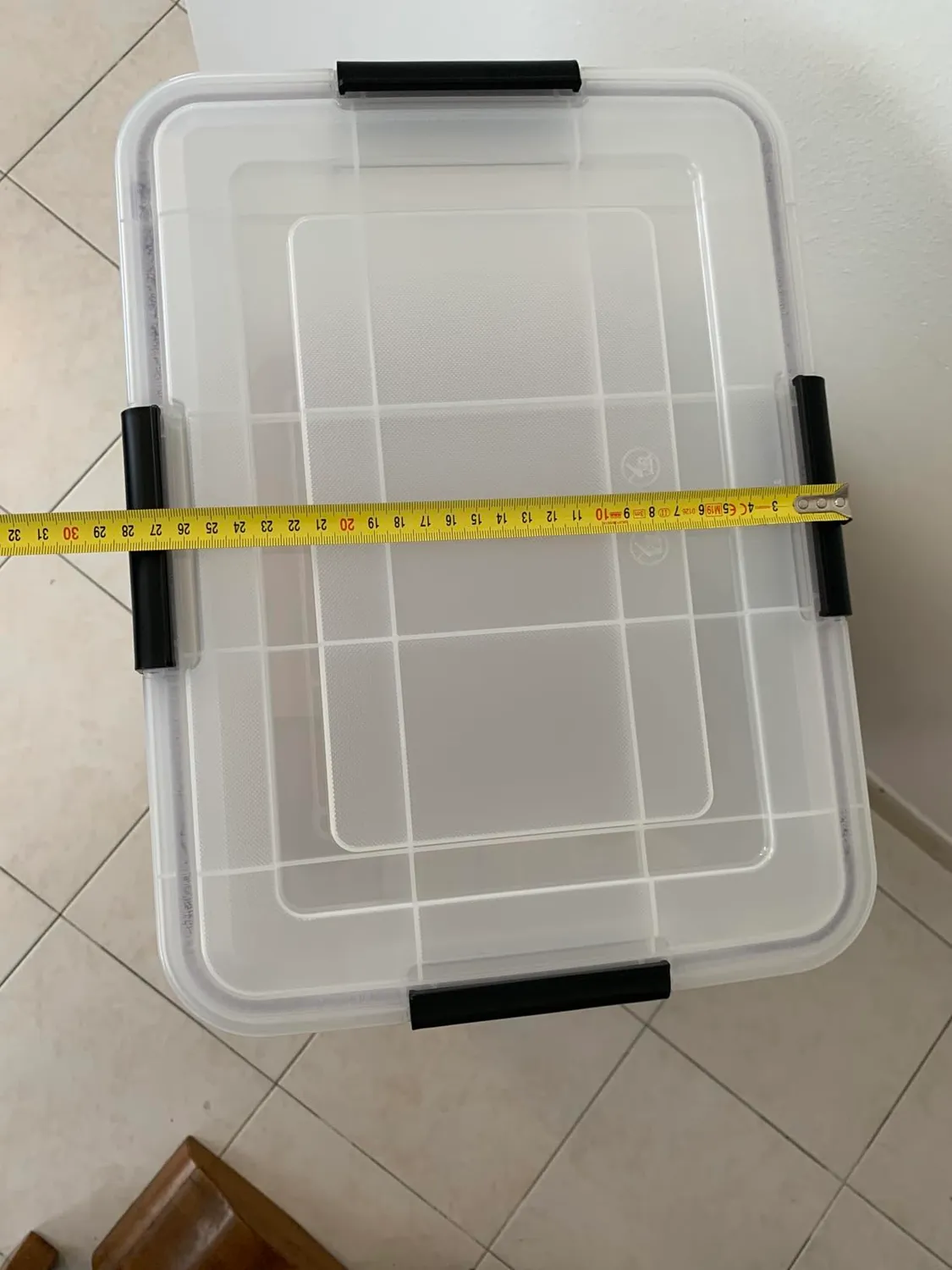 Iris Ohyama AT-L Aufbewahrungsboxen 50L 2er-Set Schwarz