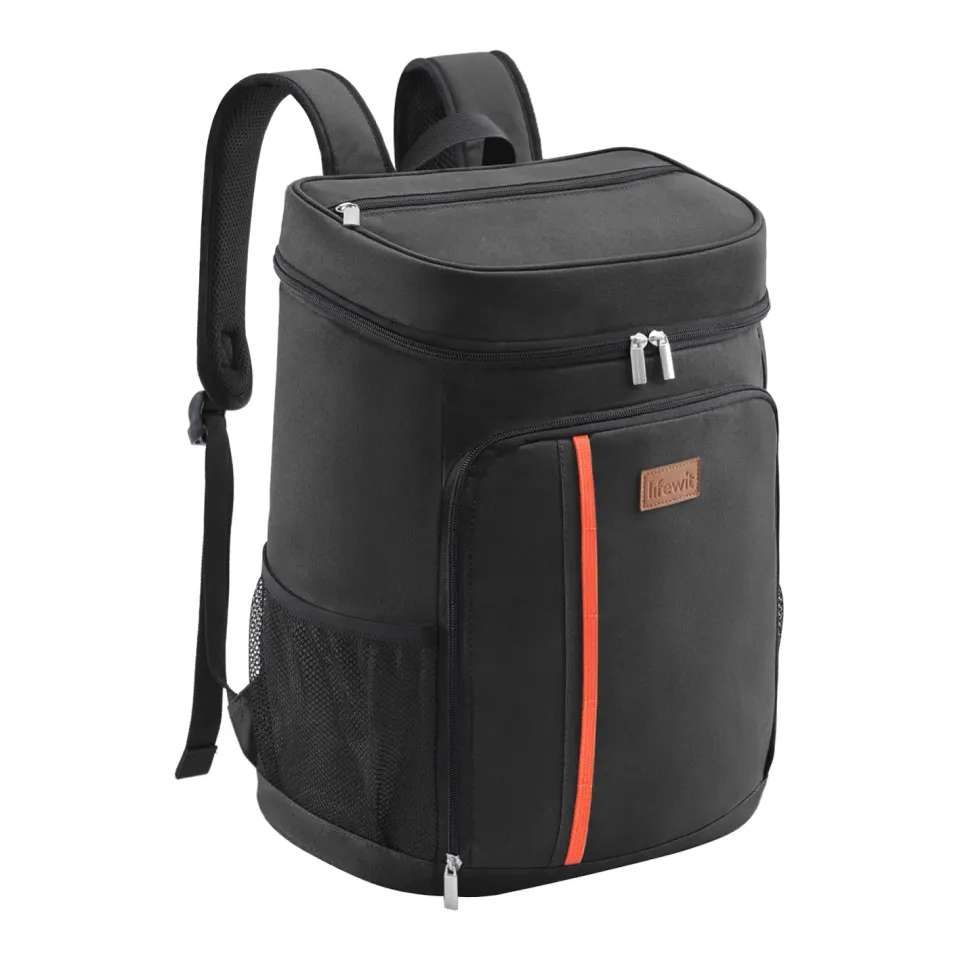 Lifewit Kühlrucksack 30 Dosen Schwarz 30 L