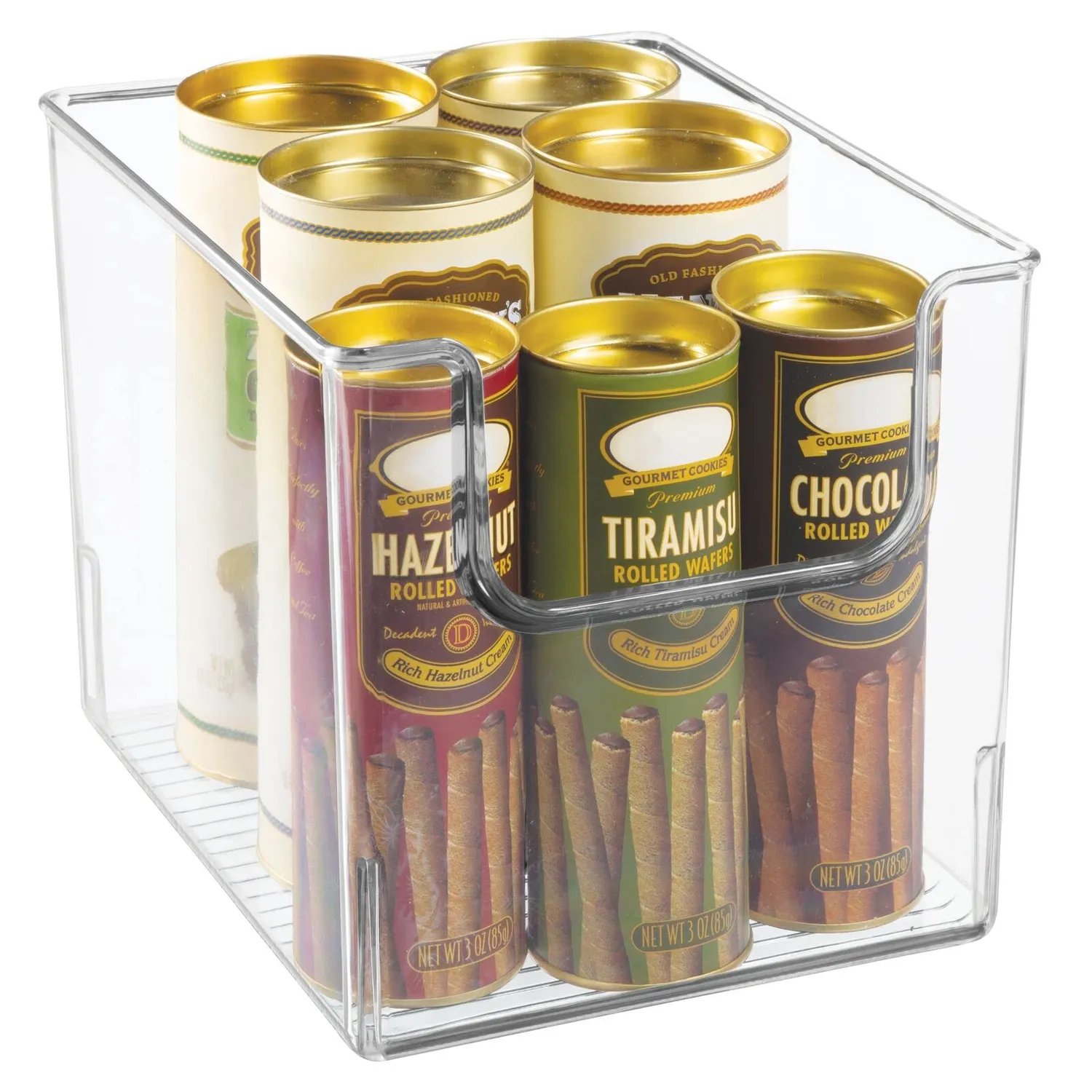 mDesign Aufbewahrungsbox Kühlschrankbox transparent 6er-Set
