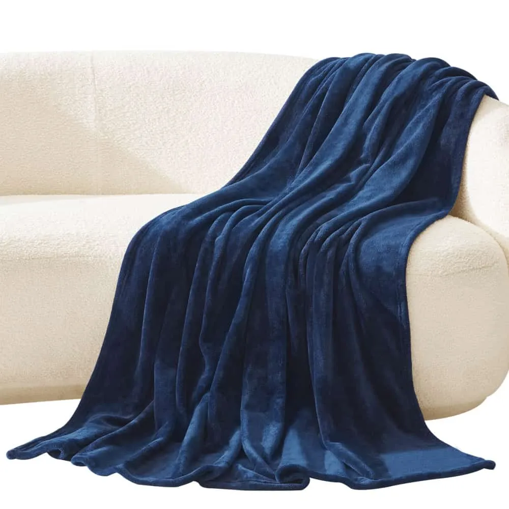 Lifewit Fleecedecke Kuscheldecke Grau 152x203 cm