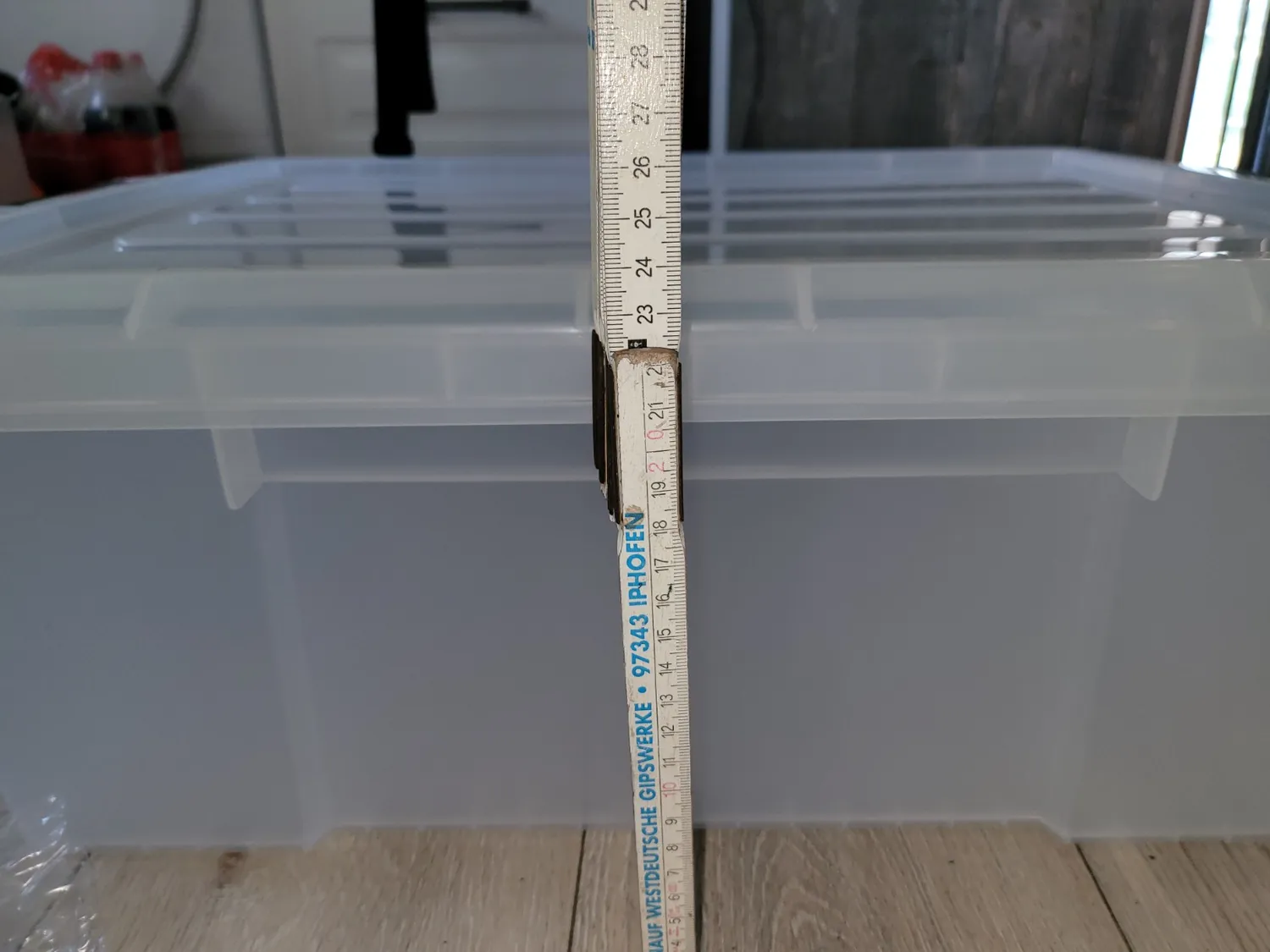 Iris Ohyama SK-430 Aufbewahrungsbox 43L 3er Set klar