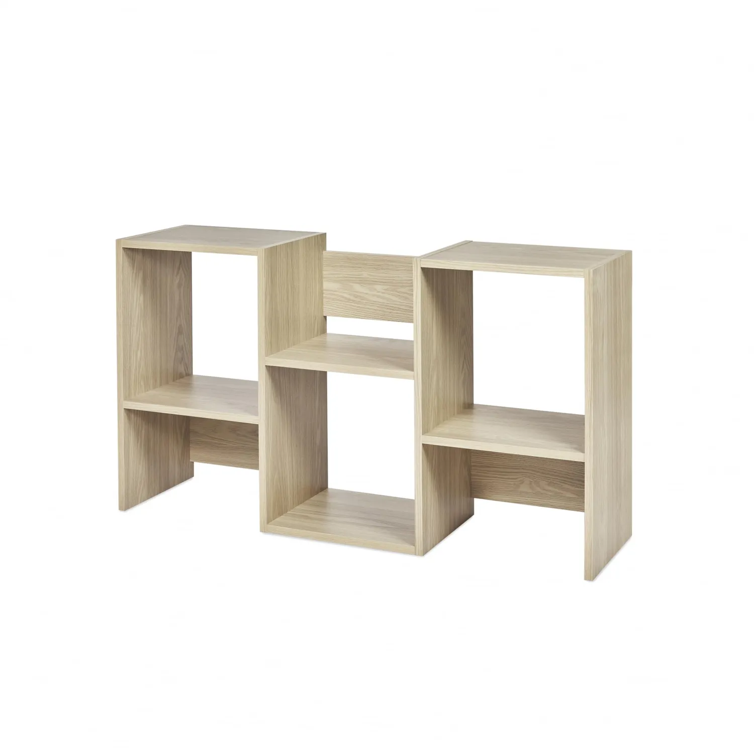 Iris Ohyama Display Shelf SRK-W3 Regal Hellbraun 3 Fächer S-Form