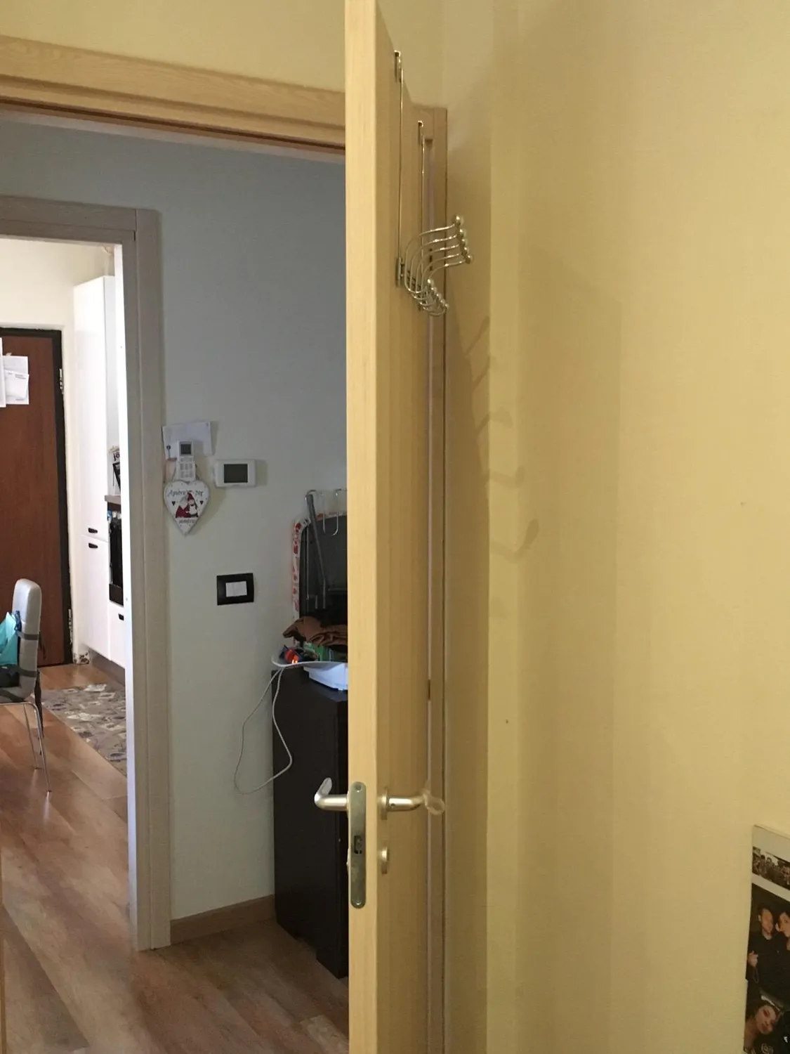 mDesign Türgarderobe 5 Doppelhaken Hakenleiste chrom