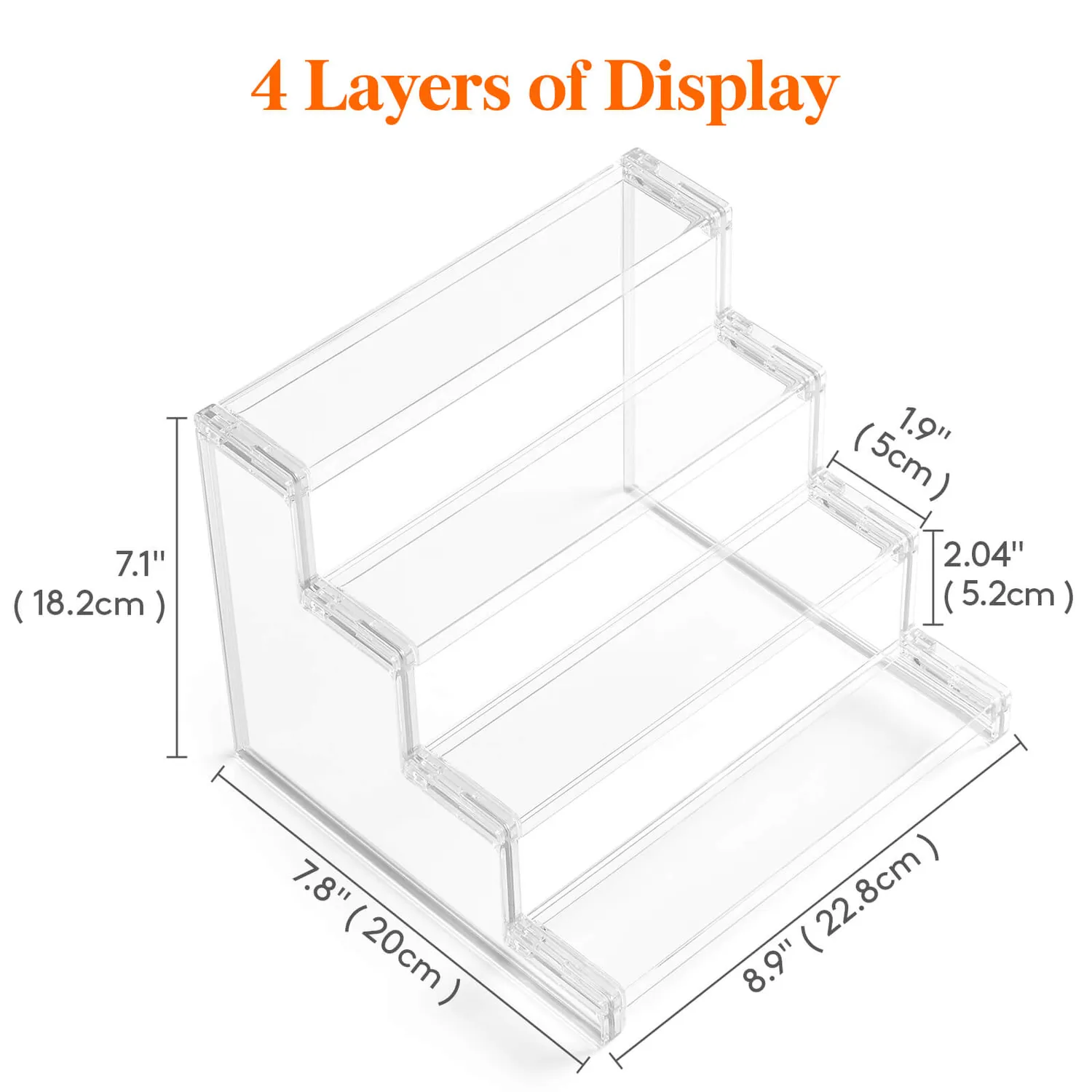 Lifewit Acryl Display Stand Aufsteller 1er-Pack Medium