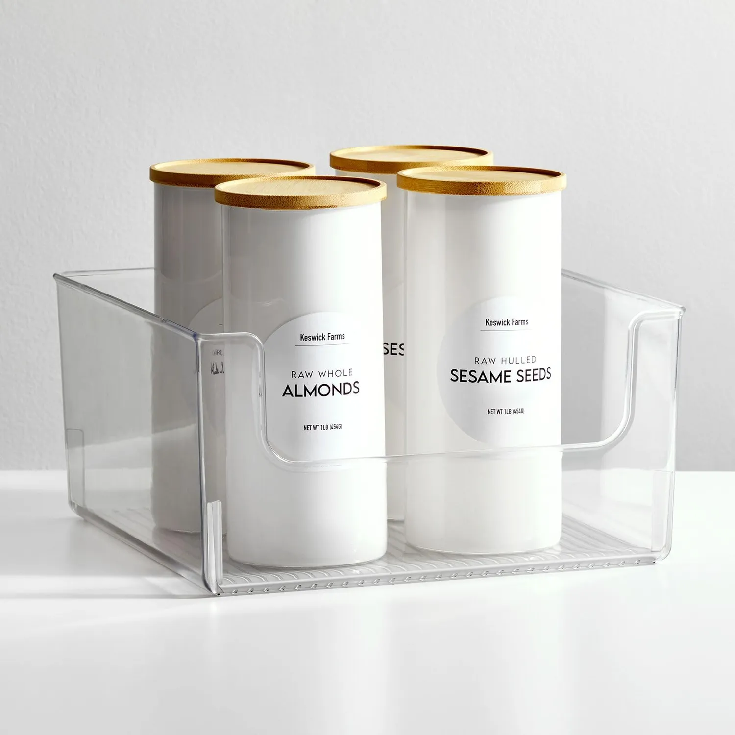 mDesign 02296 Aufbewahrungsbox 4er Set transparent BPA-frei