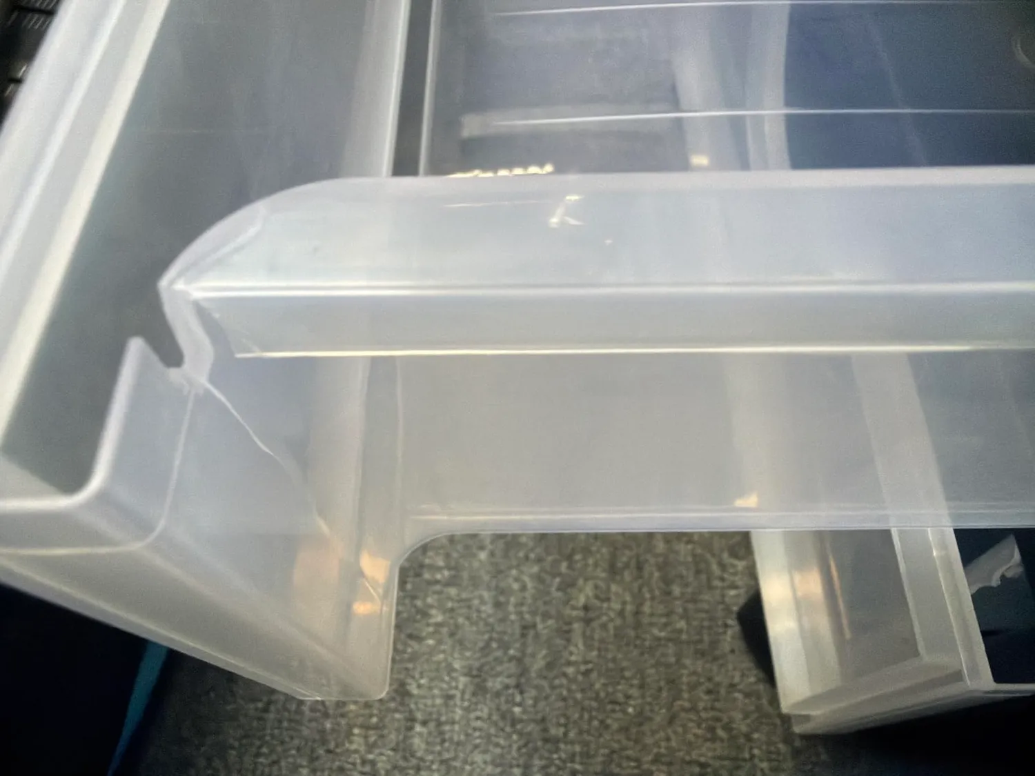 Iris Ohyama DDDC-380 Schubladenbox Weiß 8 Schubladen H81cm