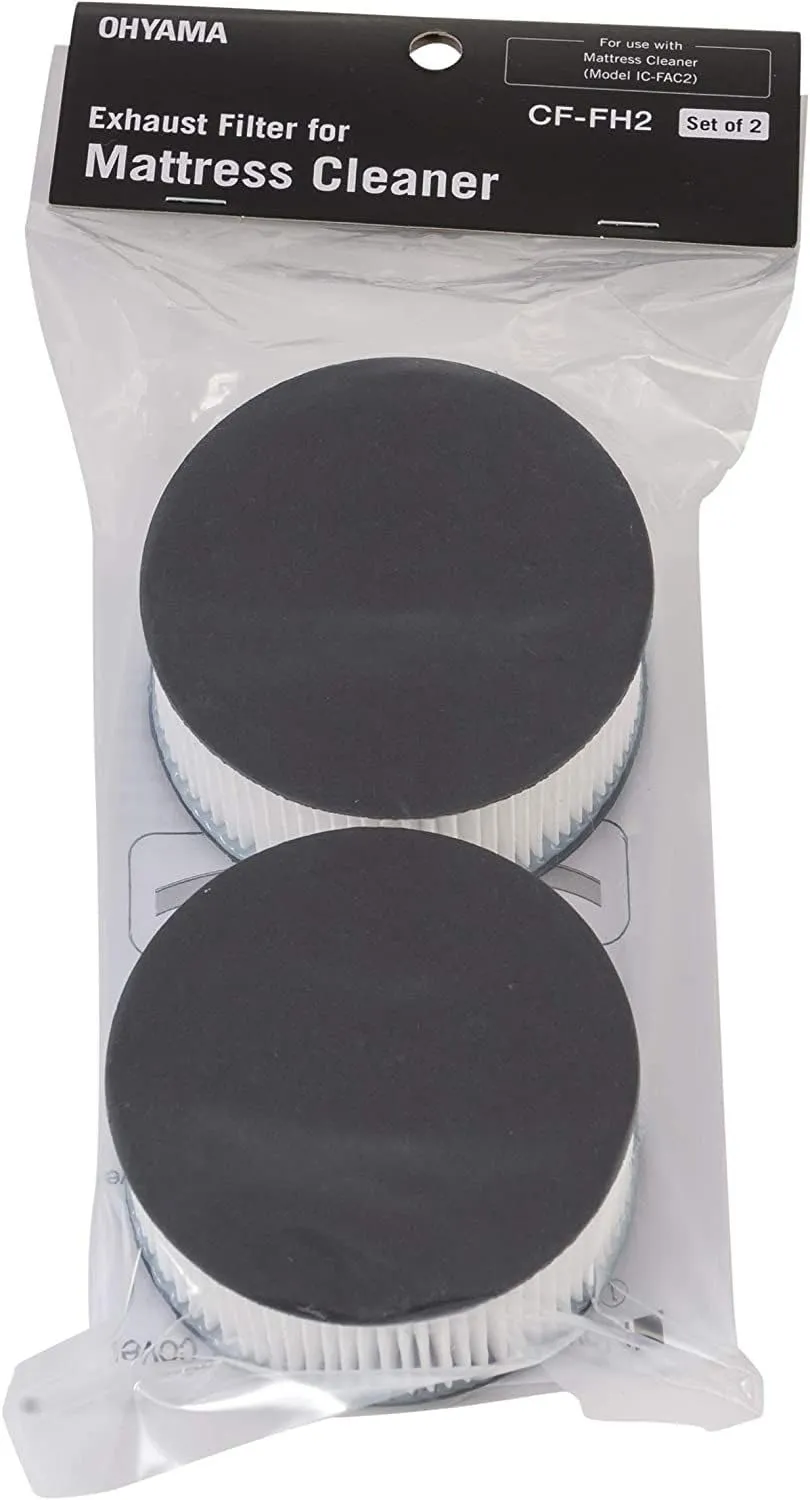 Iris Ohyama CF-FS2 Staubfilter 2er-Set schwarz waschbar