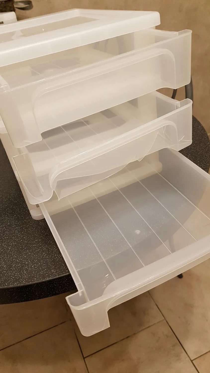 Iris Ohyama Organizer Chest OCH-2030 Schubladenbox transparent 3x4L