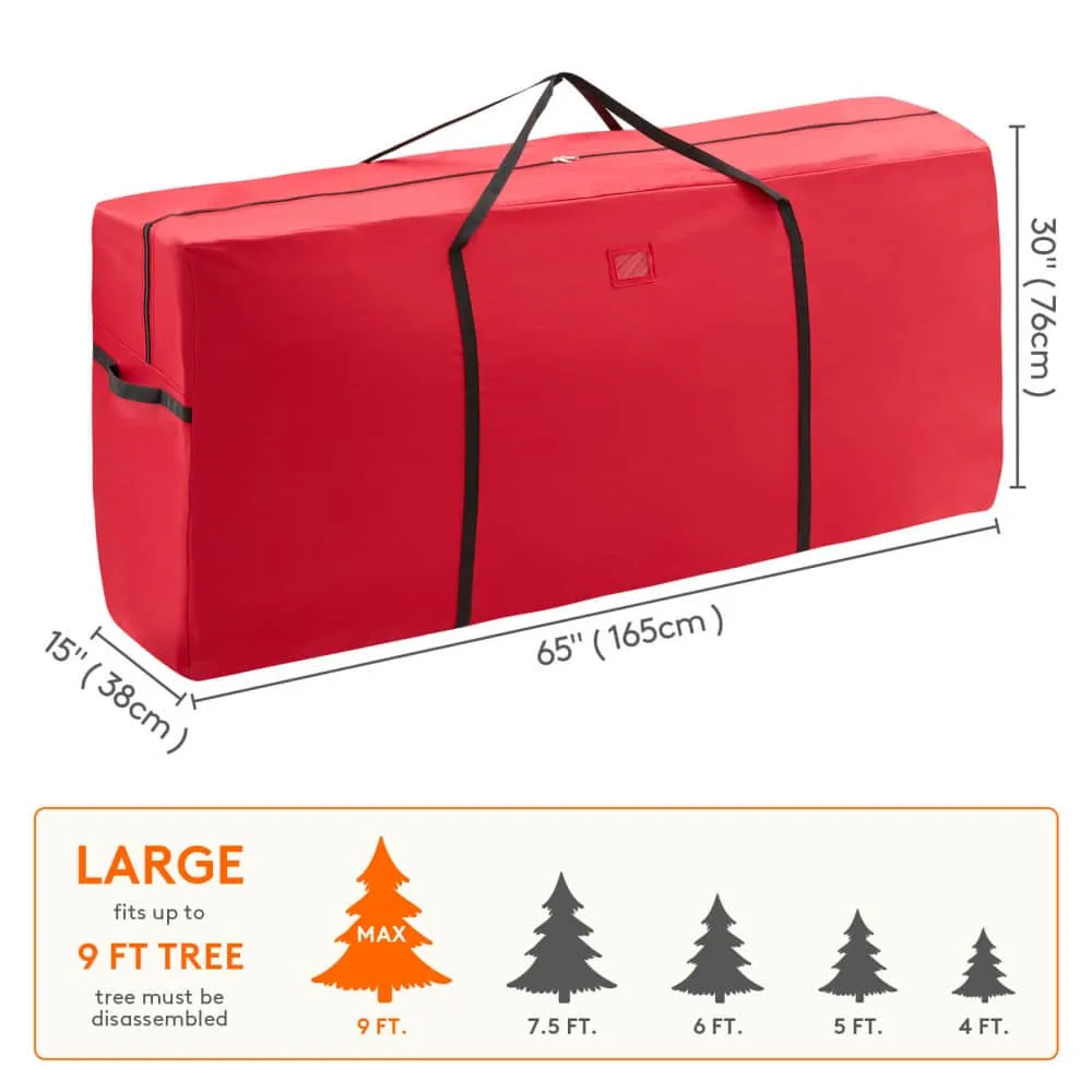 Lifewit Christbaumtasche 9 Ft Aufbewahrungstasche rot wasserdicht