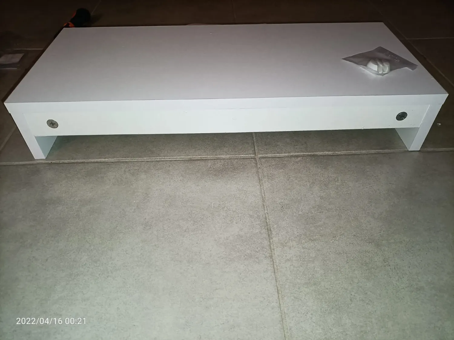 Iris Ohyama Basic MS-590B Monitorständer 27 Zoll weiß