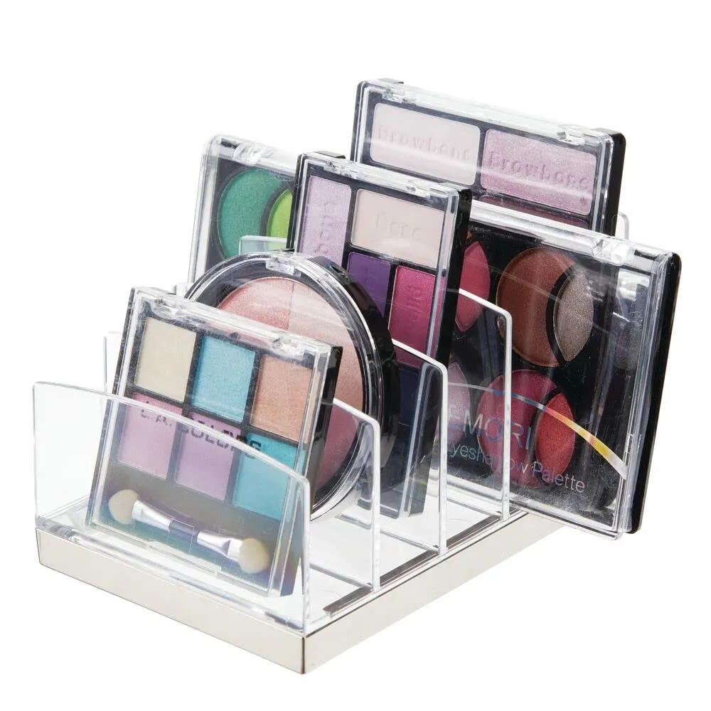 mDesign Kosmetik Organizer Schminkaufbewahrung transparent 5 Fächer