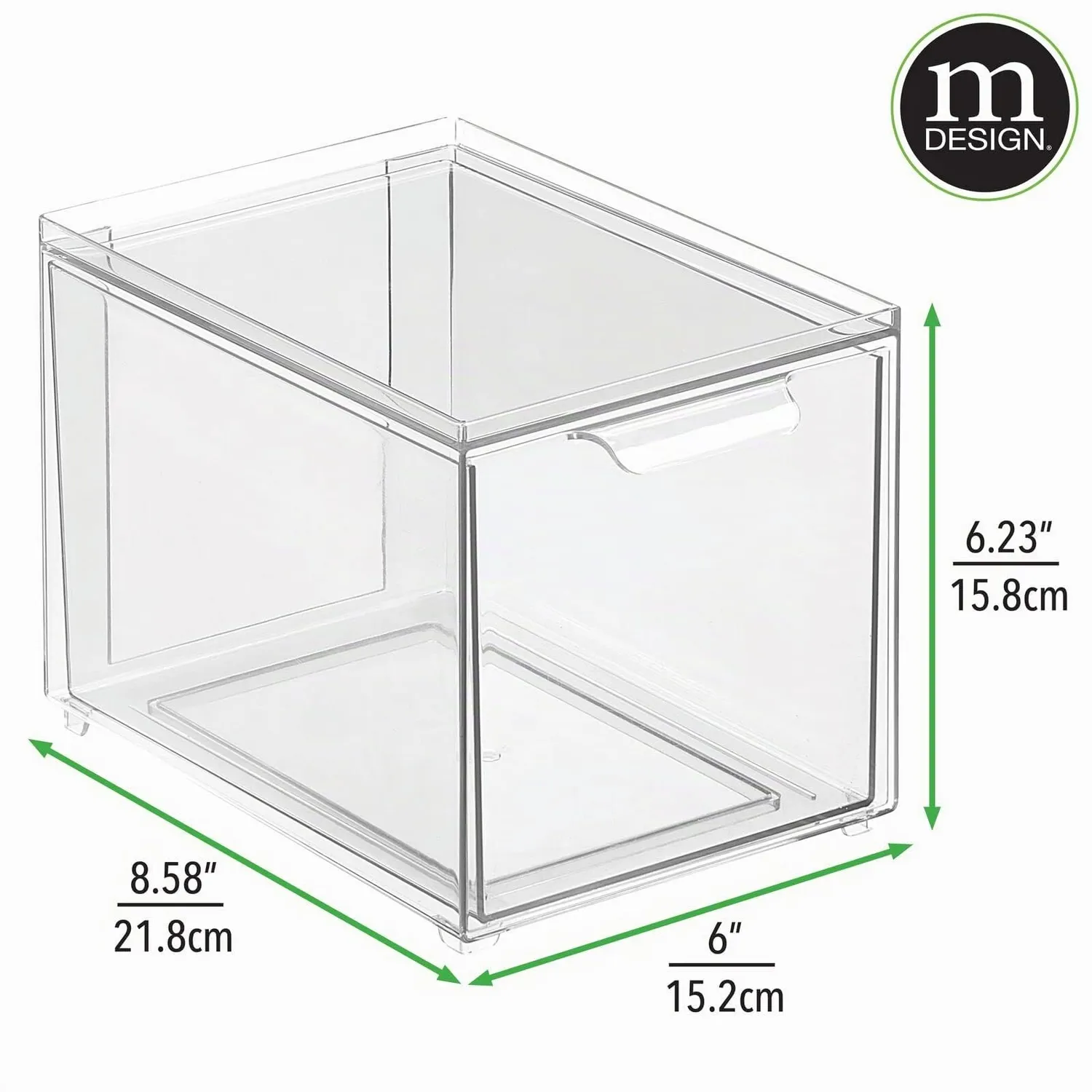 M Design 20545MDCOEU Schuhbox Kunststoff durchsichtig