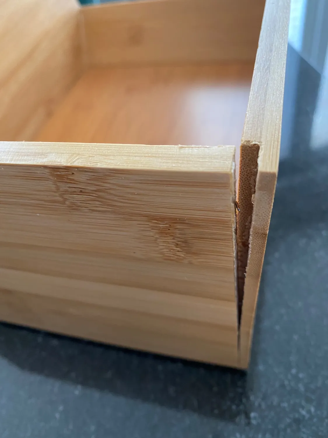 mDesign Echo Aufbewahrungsbox Bambus 8er Natur