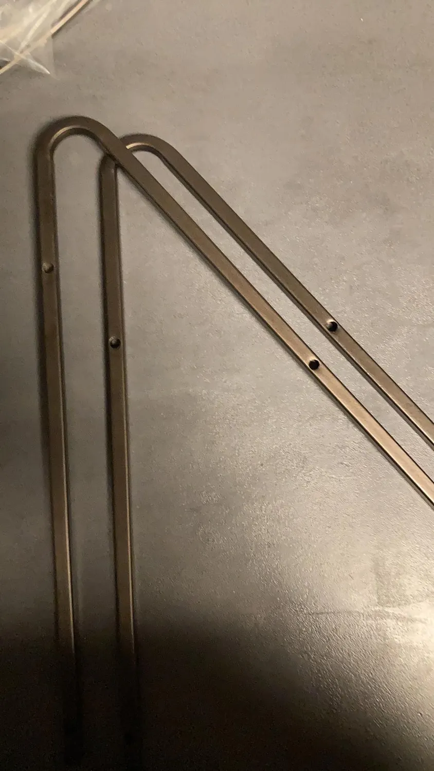 Bomclap Obstkorb 2-stöckig Bronze Metall mit Bananenhalter