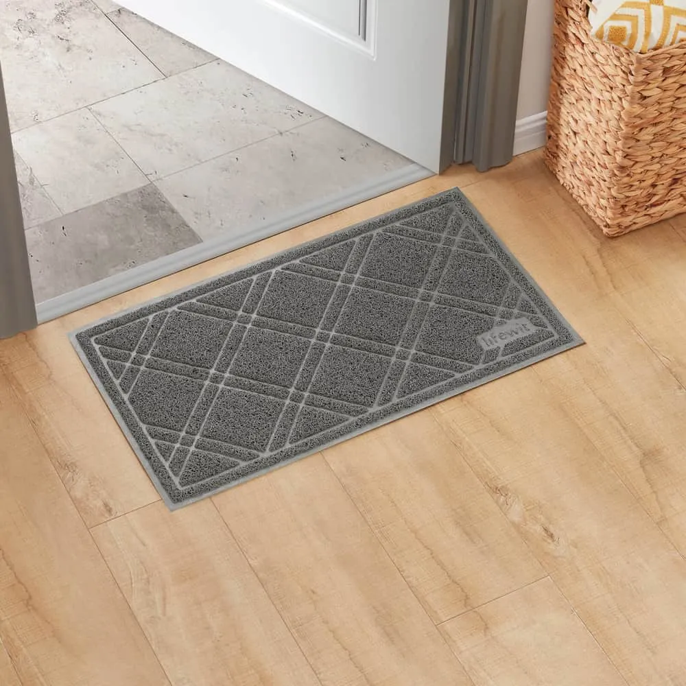 Lifewit Fußmatte innen Türmatte Grau 17x30 rutschfest