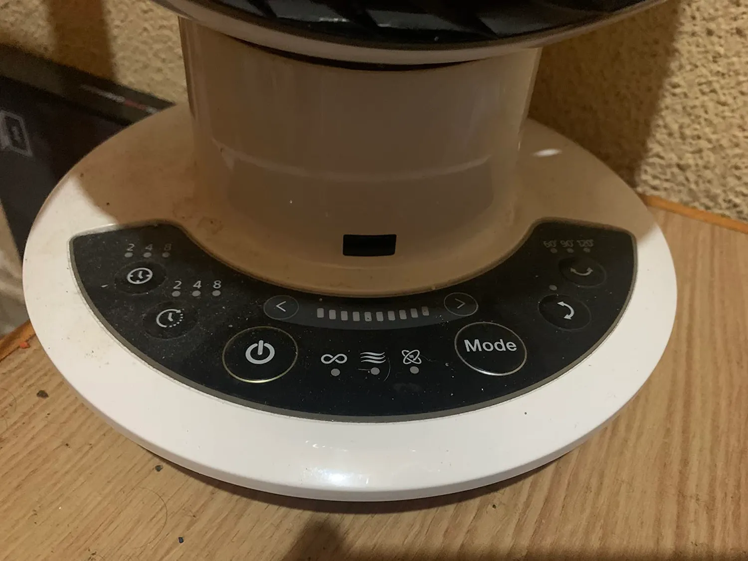 Iris Ohyama Woozoo PCF-SDC18T Tischventilator weiß 10 Stufen