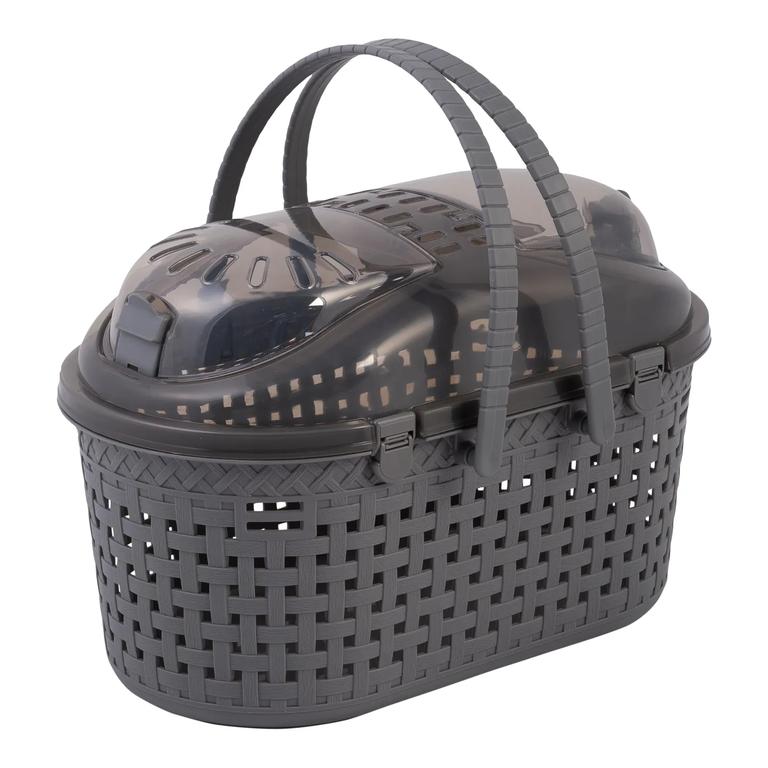 Iris Ohyama FC-550 Transportbox Katze Hund S 55x31,5x36,4 schwarz