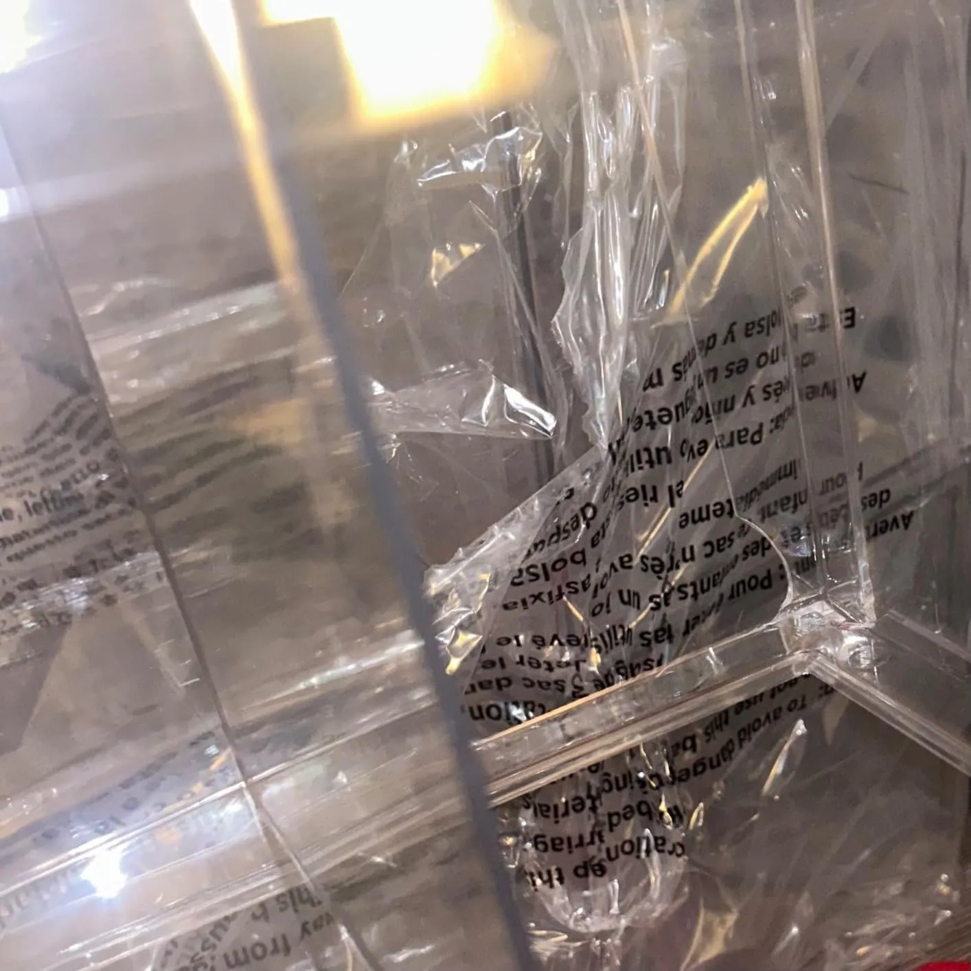 mDesign Schuhbox transparent 4er-Set stapelbar Kunststoff