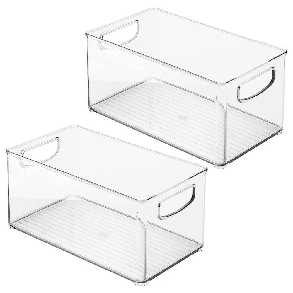 mDesign Schreibtisch Organizer transparent 2er-Set
