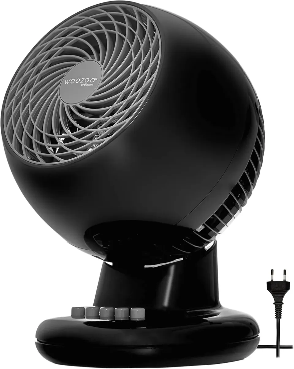 Iris Ohyama Woozoo PCF-M15 Tischventilator schwarz leise
