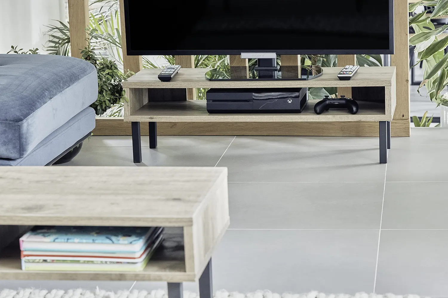 Iris Ohyama WAB-950 TV-Tisch 95 cm Aschbraun bis 40 Zoll