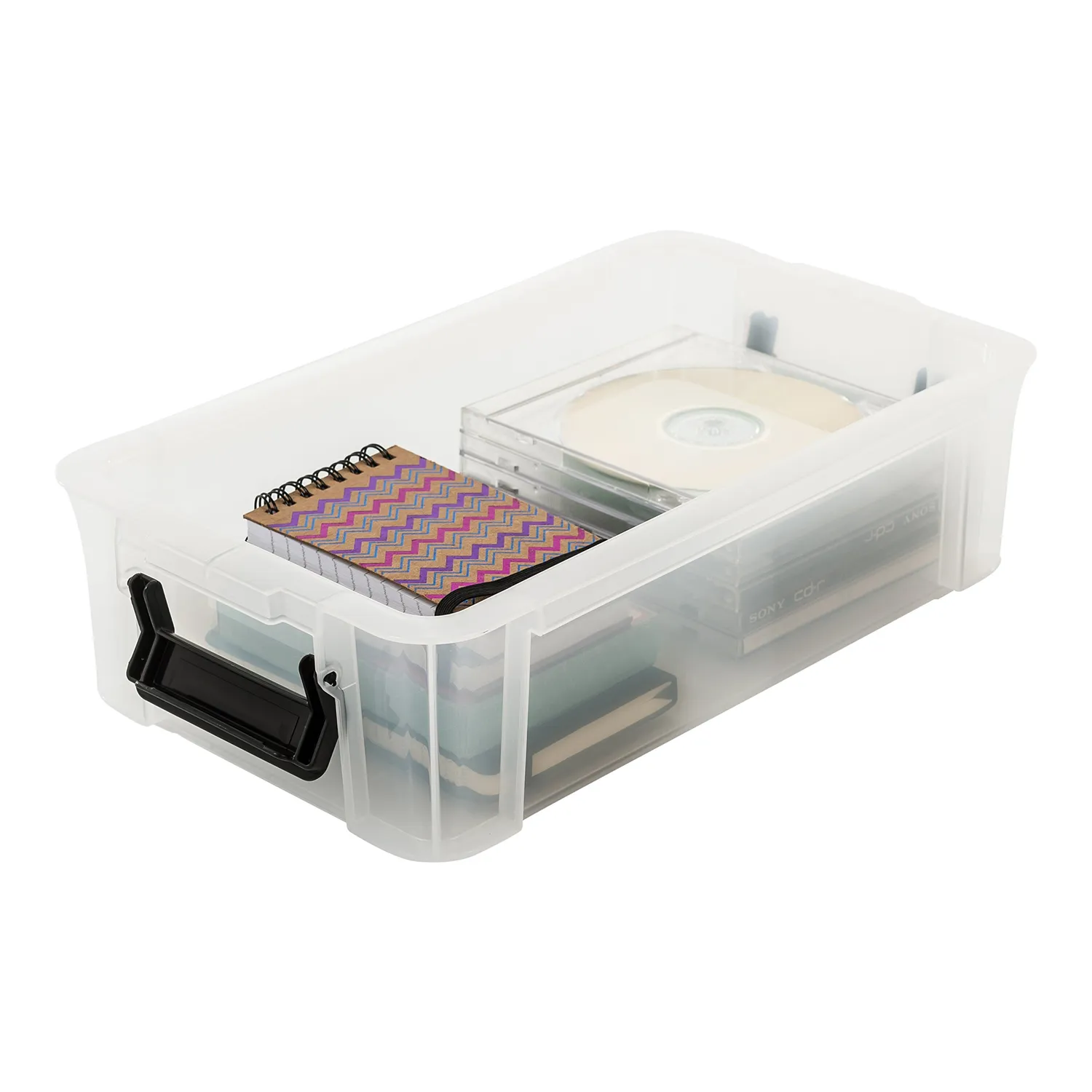 Iris Ohyama Multi Box MBX-4 Aufbewahrungsbox 4L 4er transparent