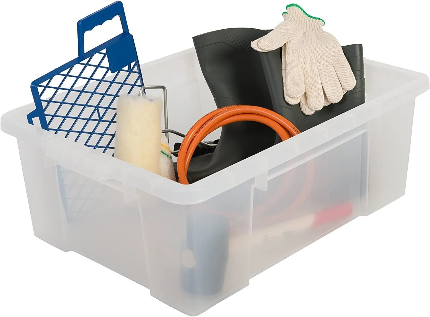 Iris Ohyama SK-430 Aufbewahrungsbox 43L 3er Set klar