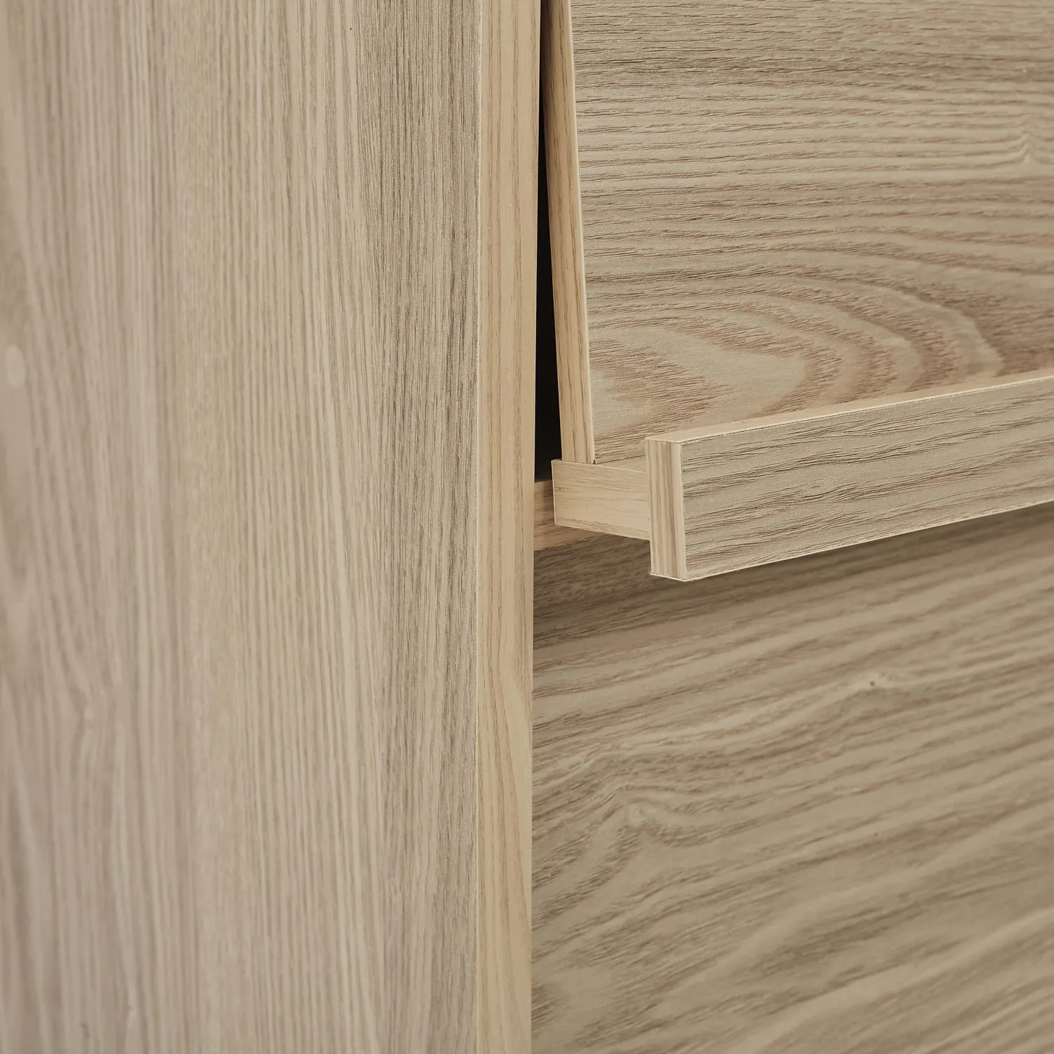 Iris Ohyama Flap Rack FR-F4 Regal Hellbraun mit Klapptüren