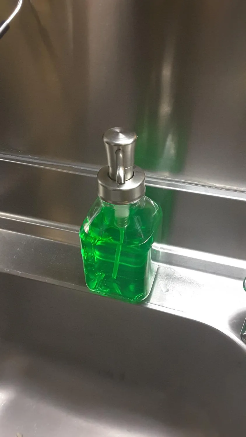 M Design Seifenspender Glas Transparent Messing 540 ml 2er-Set