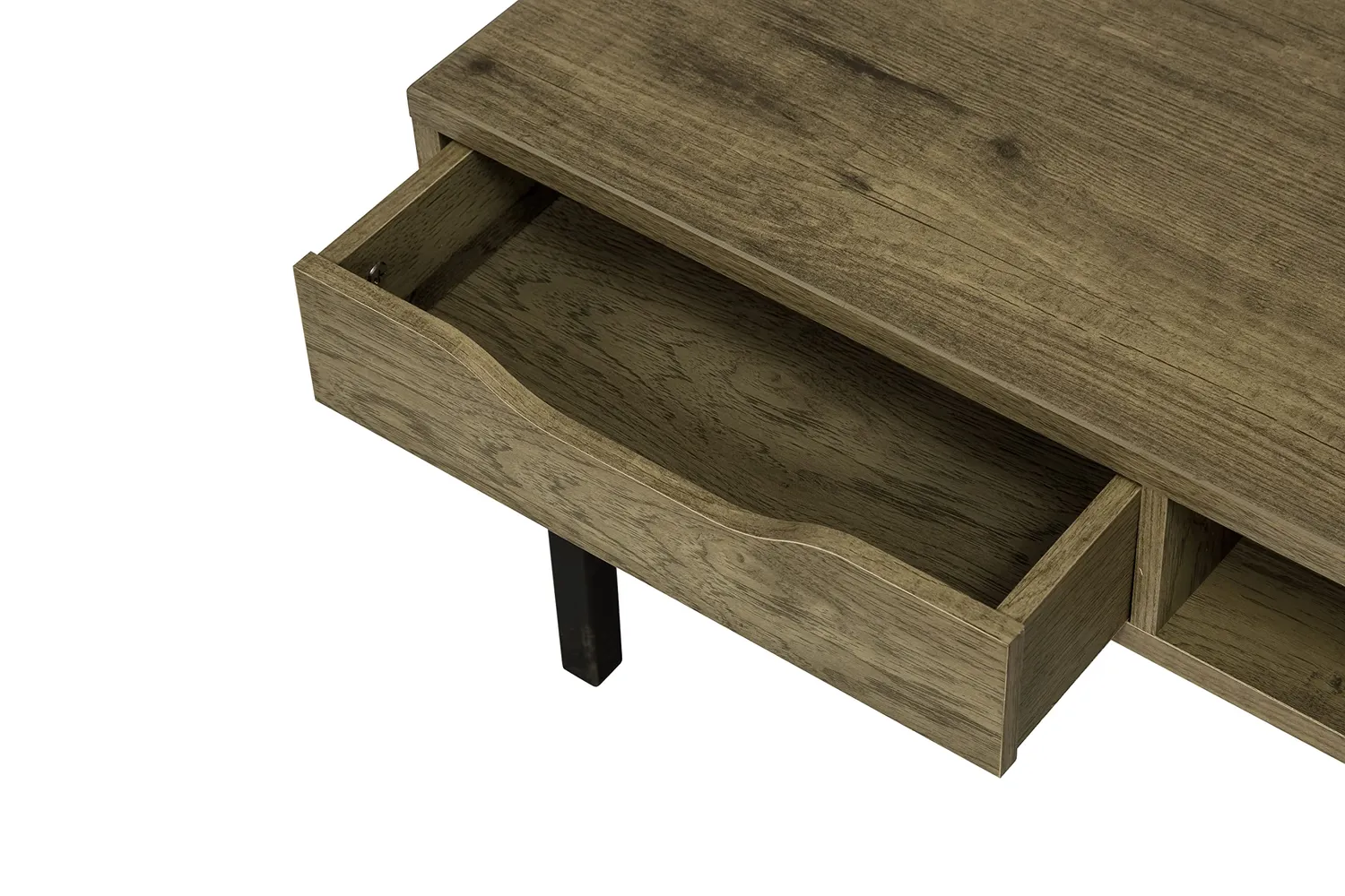 Iris Ohyama WCT-800 Couchtisch mit Schublade Aschbraun