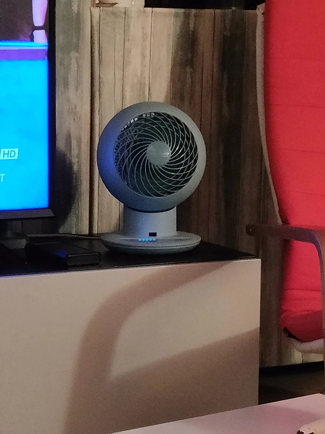 Iris Ohyama Woozoo PCF-SC15T Tischventilator Mattblau leise