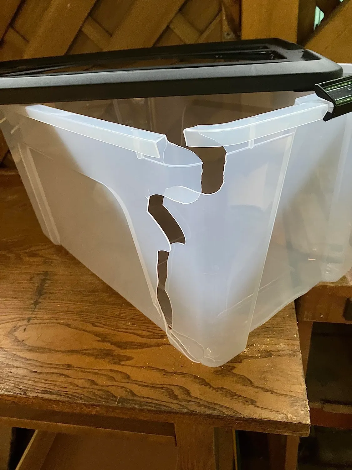 Iris Ohyama NTB-45 Aufbewahrungsbox schwarz 45L 6er-Set
