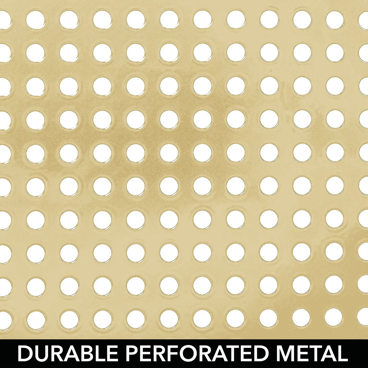 mDesign Küchenregal Metall 2er-Set Messing rutschfest