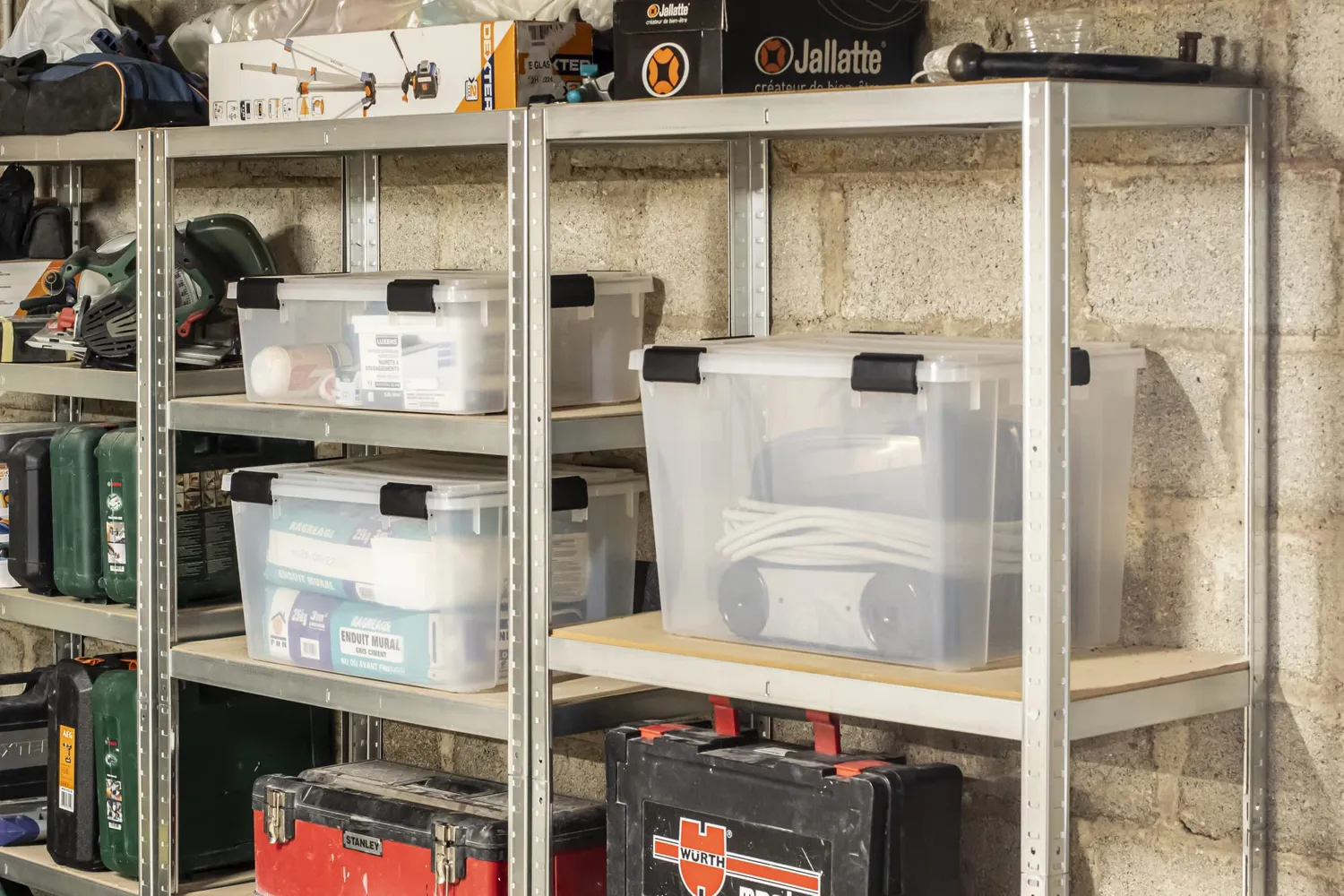 Iris Ohyama Air Tight Box DDAT-LD Aufbewahrungsbox 70L 3er-Set transparent