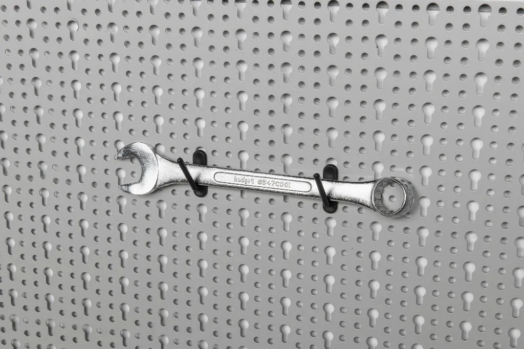 Kreher XL Lochblech Werkzeugwand 98x46 cm hellgrau Metall