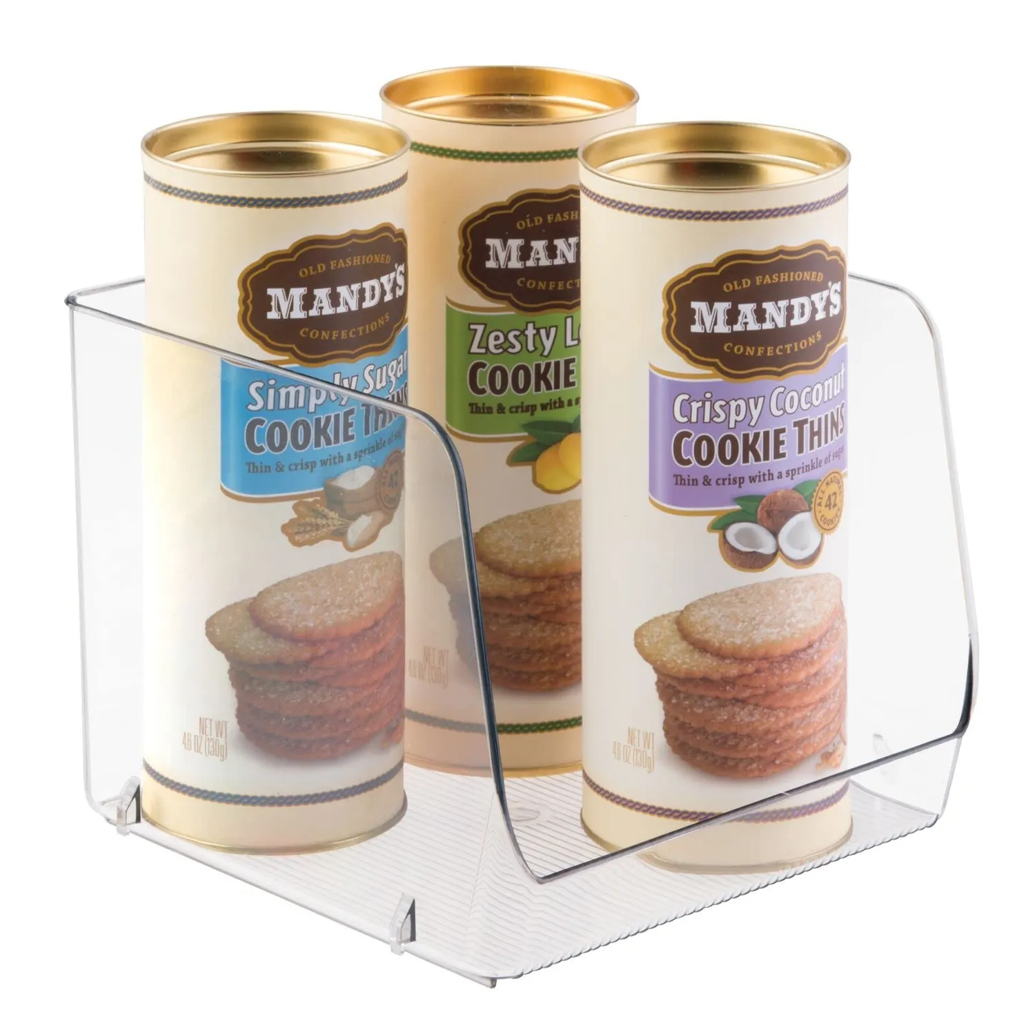 mDesign 03093 Stapelbox 8er Set transparent 19,7 cm stapelbar