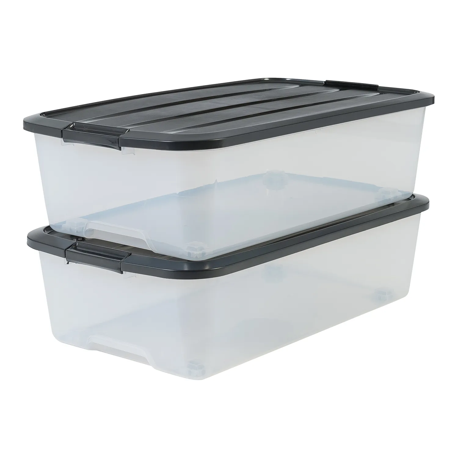 Iris Ohyama MCB-UB Unterbettbox 35L 2er-Set grau