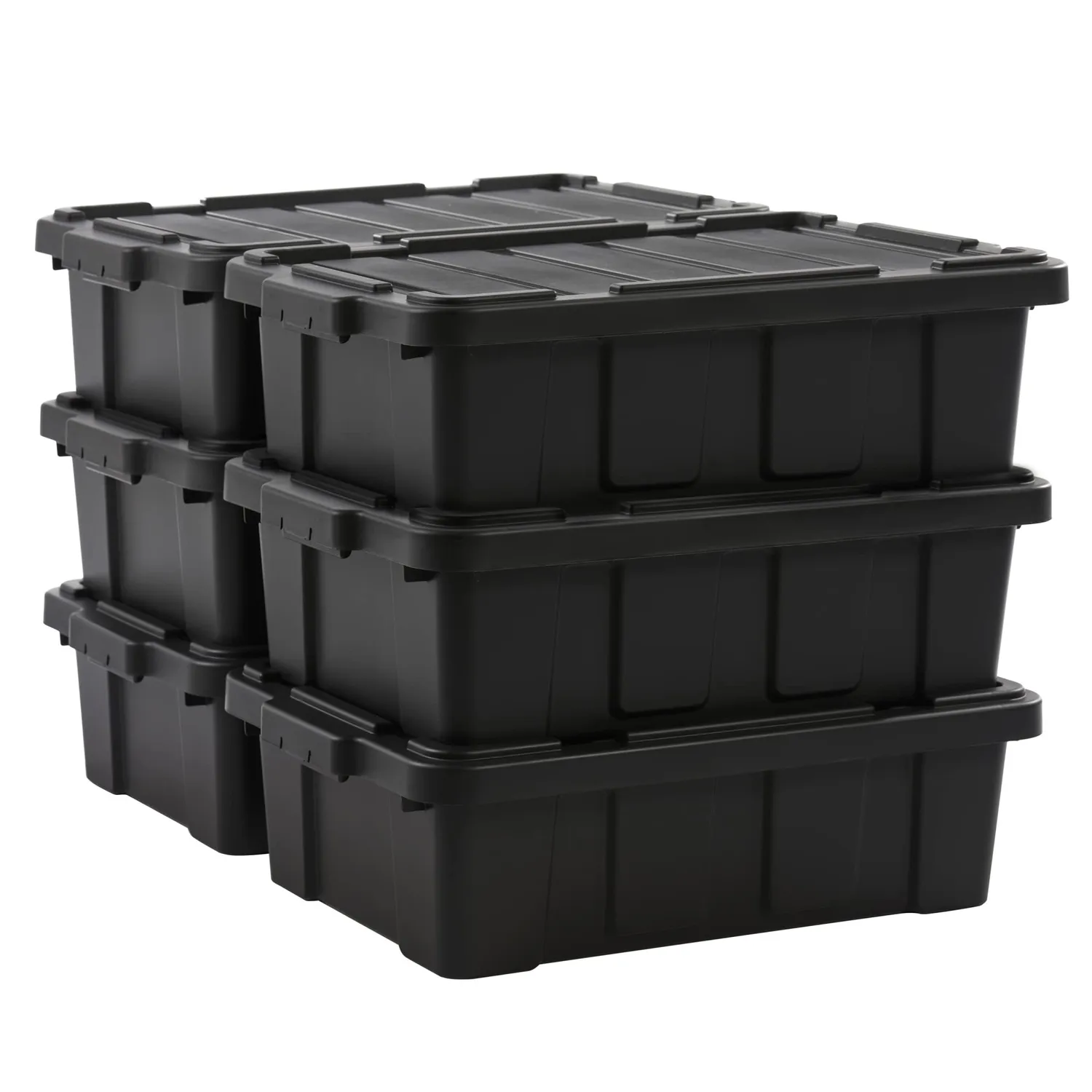 Iris Ohyama DDSKT-450 Aufbewahrungsbox Rot 50L 3er-Set