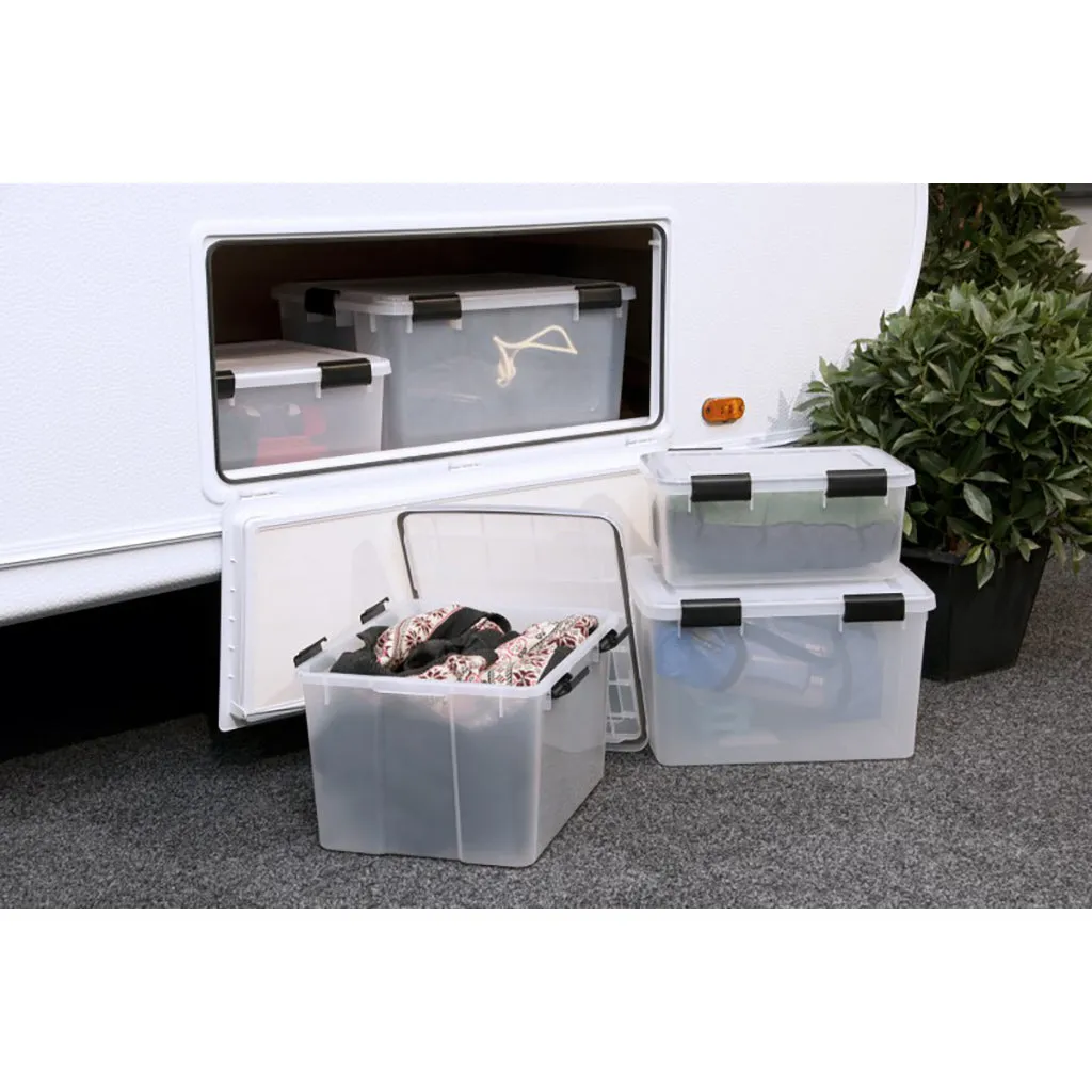 Kreher Box Dichtung Aufbewahrungsbox 50 Liter transparent dicht