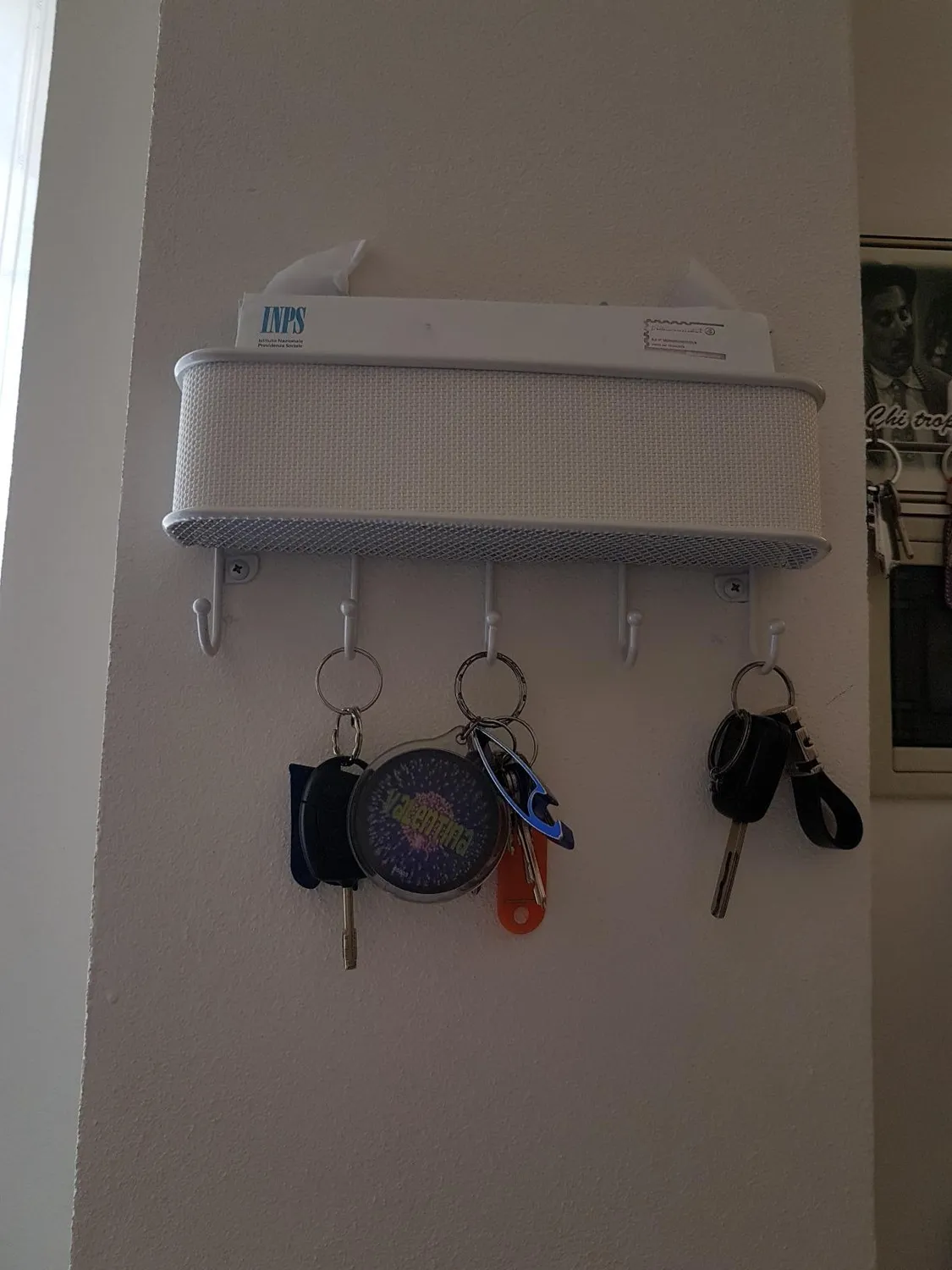 mDesign Wandorganizer Briefhalter weiß Postablage