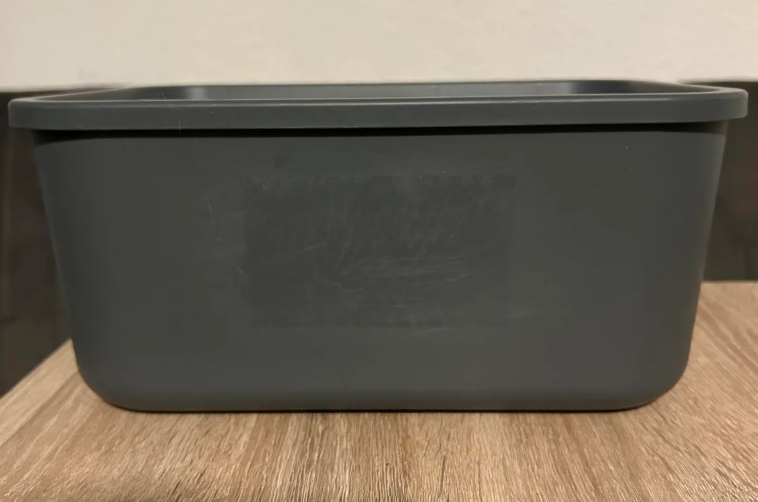 Iris Ohyama SNL-MD Aufbewahrungsbox Grau 22L 3er-Set mit Deckel