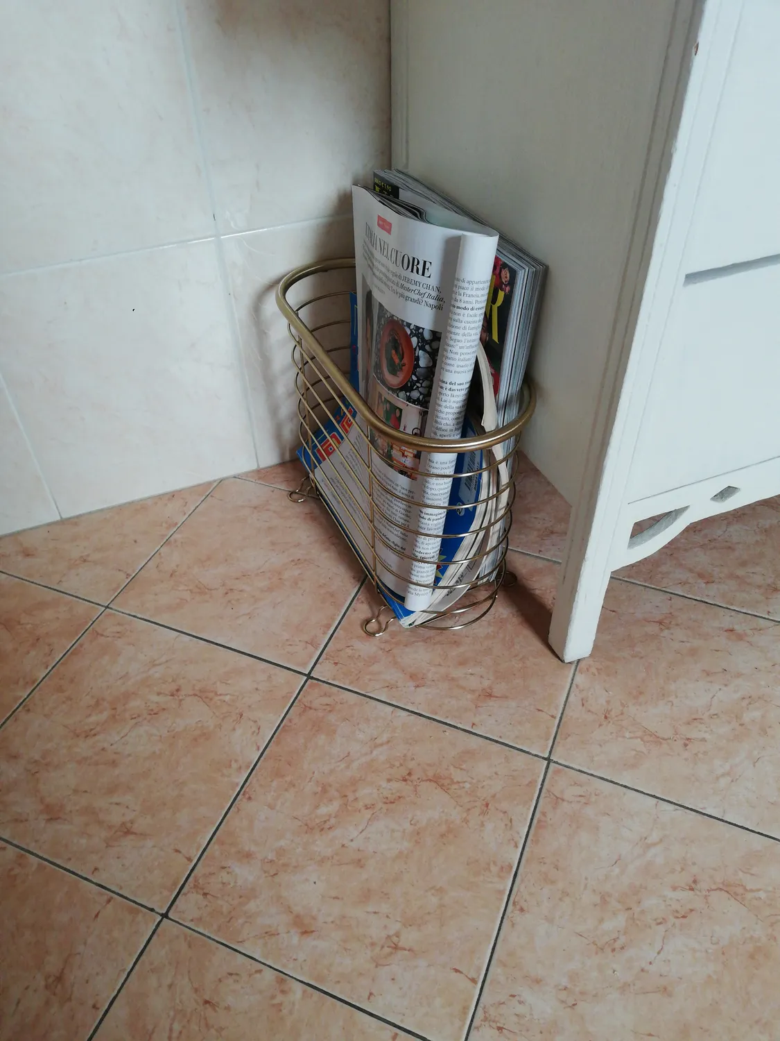 mDesign Zeitschriftenhalter Metall mattschwarz rostfrei