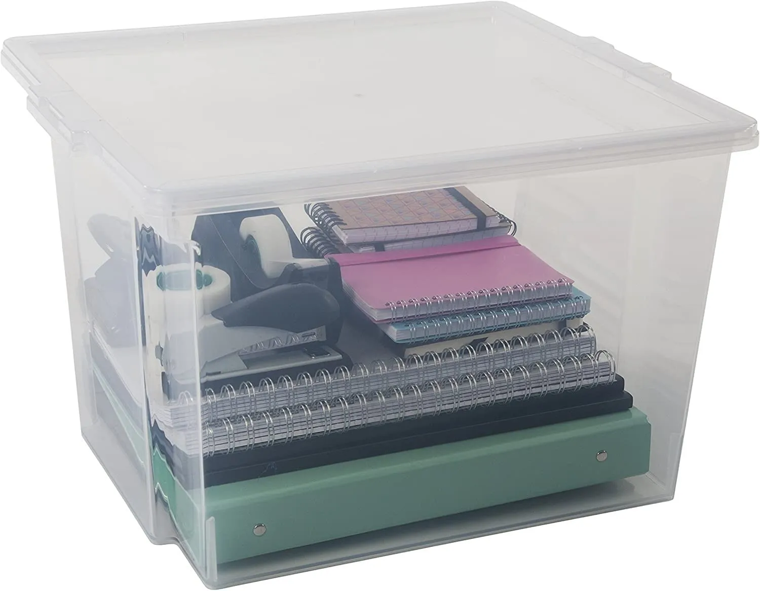 Iris Ohyama USB-M Aufbewahrungsbox 30L 6er Set transparent