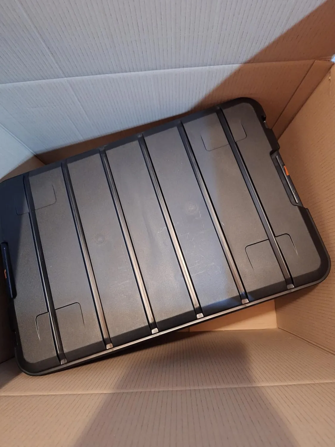 Iris Ohyama SIA-75 Aufbewahrungsbox 75L 3er Set schwarz robust