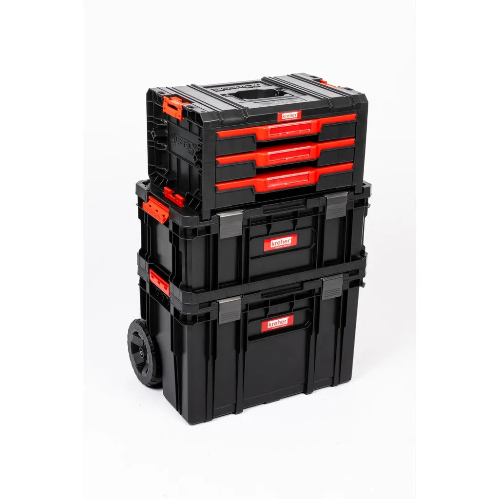Kreher Q-Brick Werkstattwagen Cart Trolley 38 Liter modular