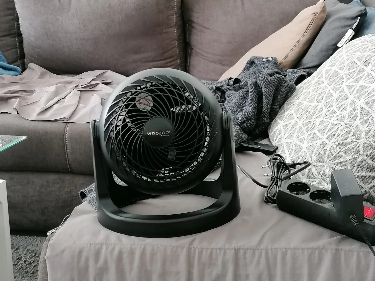 Iris Ohyama Woozoo PCF-HE15 Tischventilator Weiß 3 Stufen leise